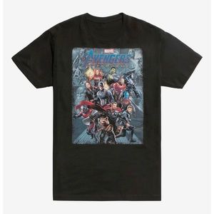 Men’s Marvel Avengers: Endgame Movie Poster Graphic T-Shirt + Free Small Gift!
